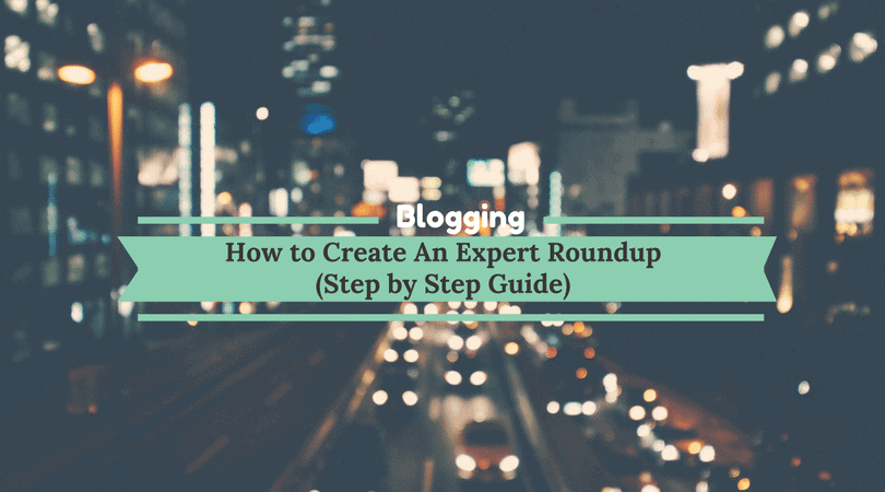 How to create an expert roundup