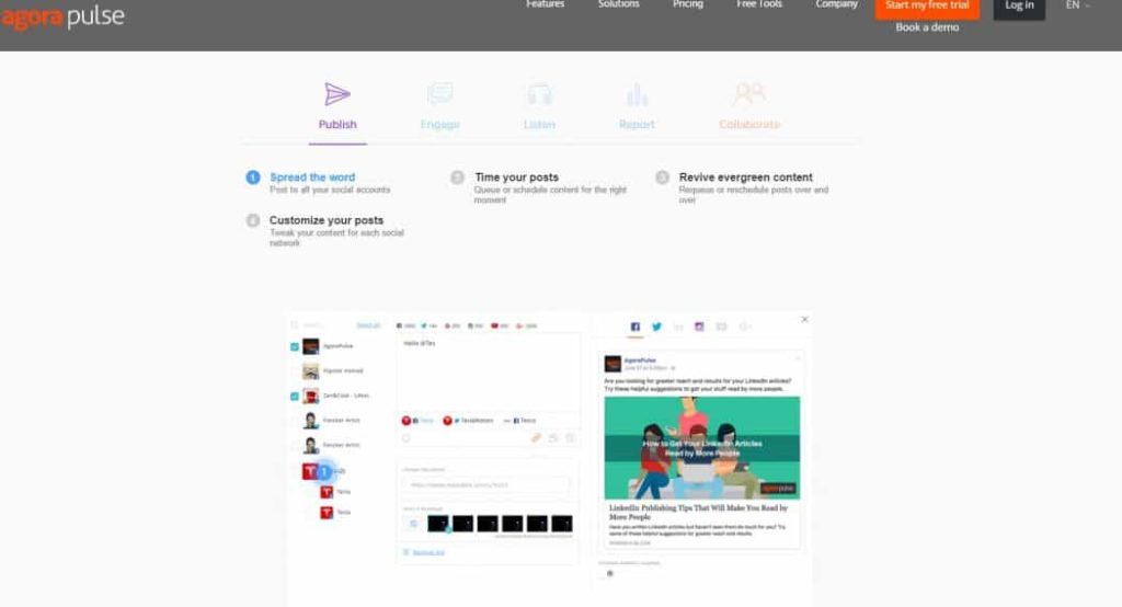 Agora Pulse - Best Automation For Social Media Tool