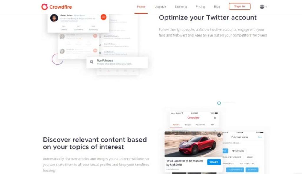 Crowdfire - Best Automation For Social Media Tool