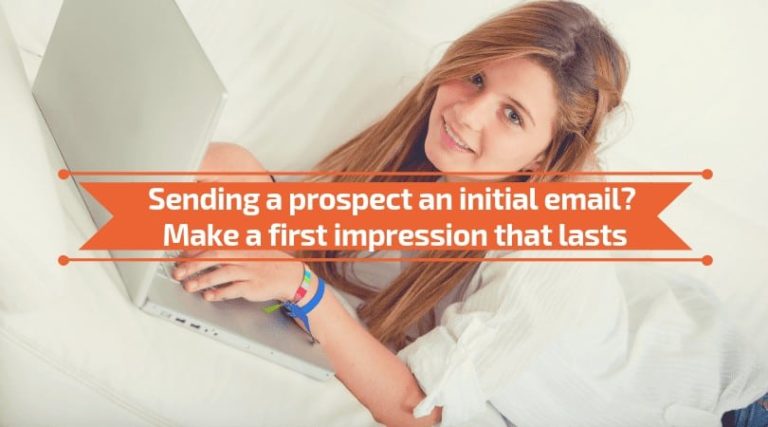 Read more about the article Sending a prospect an initial email? Make a first impression that lasts