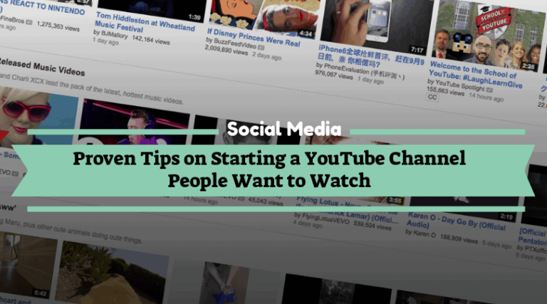 Read more about the article Proven Tips on Starting a YouTube Channel People Want to Watch