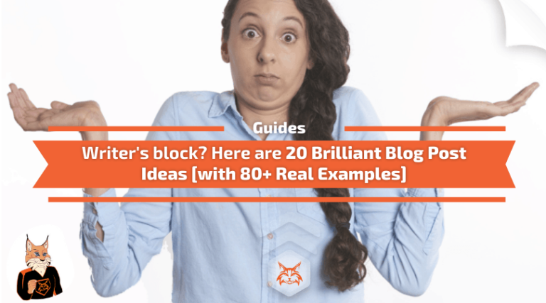 Read more about the article 20 Brilliant Blog Post Ideas [with 80+ Real Examples]