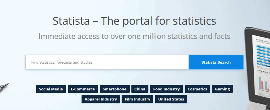 Statista Screenshot
